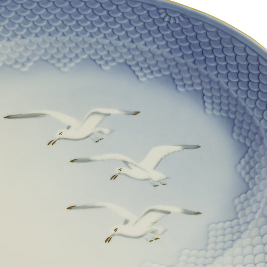 Servizio Gabbiani Piatto da portata ovale Bing&Grondahl porcellana autentica, 40cm