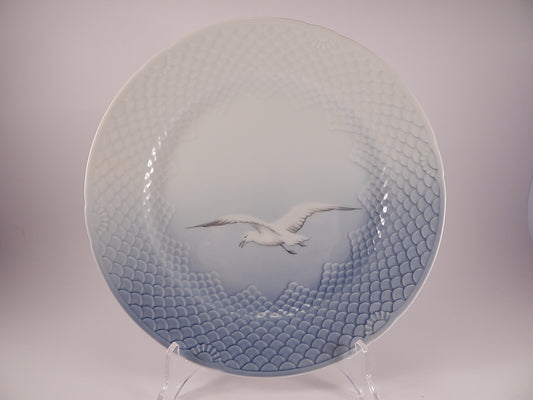 Bing&Grondahl Servizio Gabbiani Piatto piano grande Senza Oro Ø porcellana dipinta a mano, 26cm #1