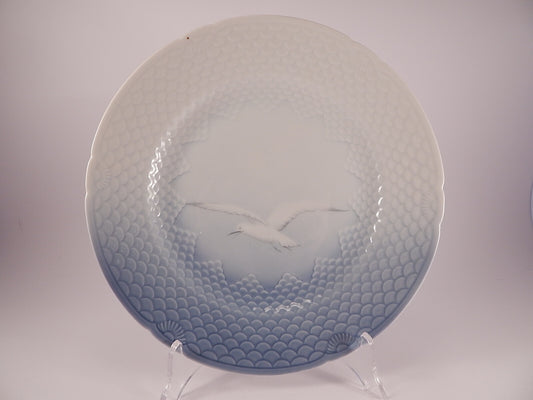 Bing&Grondahl Servizio Gabbiani Piatto piano Senza Oro Ø porcellana dipinta a mano, 25cm