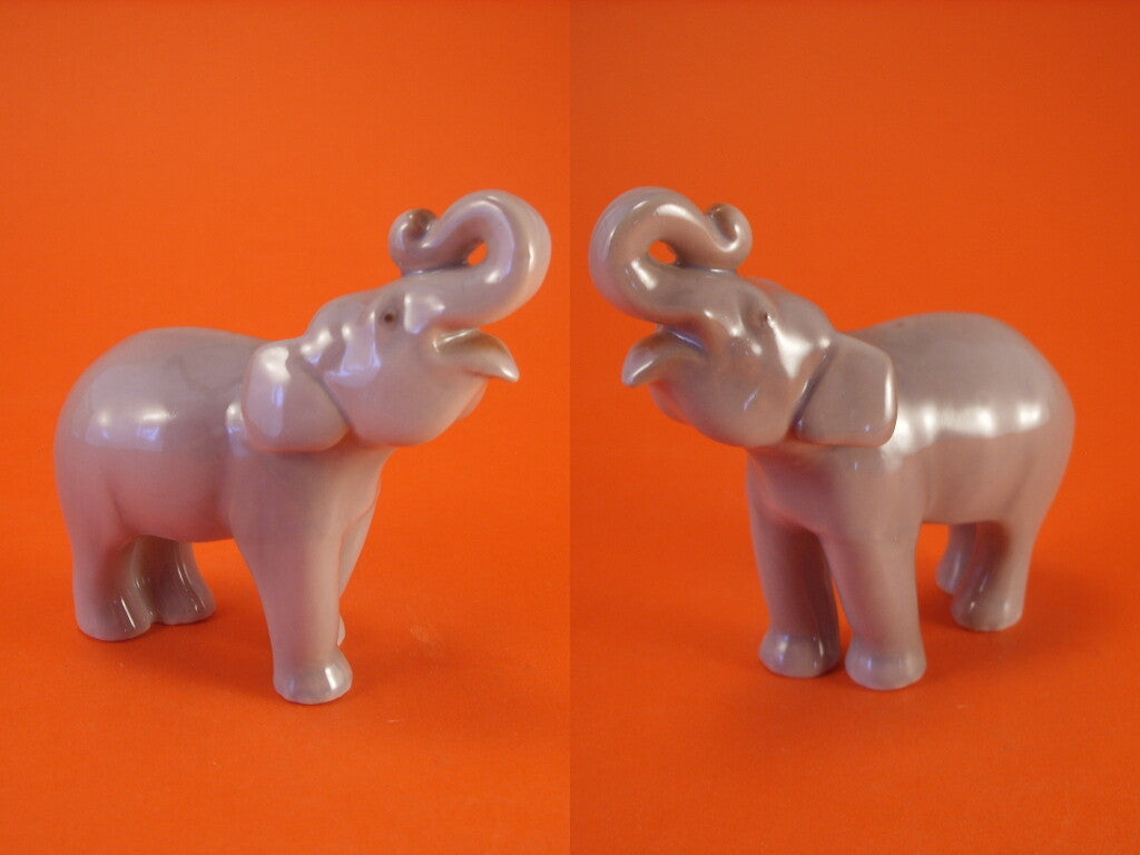 Bing&Grondahl Statuina "Cucciolo di Elefante" Cod 2140 (Seconda Scelta) decorazione porcellana da collezione, 9 cm