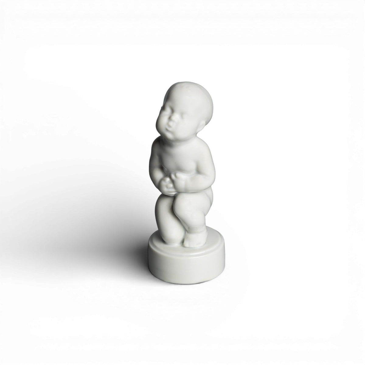 Statuina "I 4 Dolori, Mal di Pancia" Cod 2208 porcellana pezzo da collezione, 12 cm