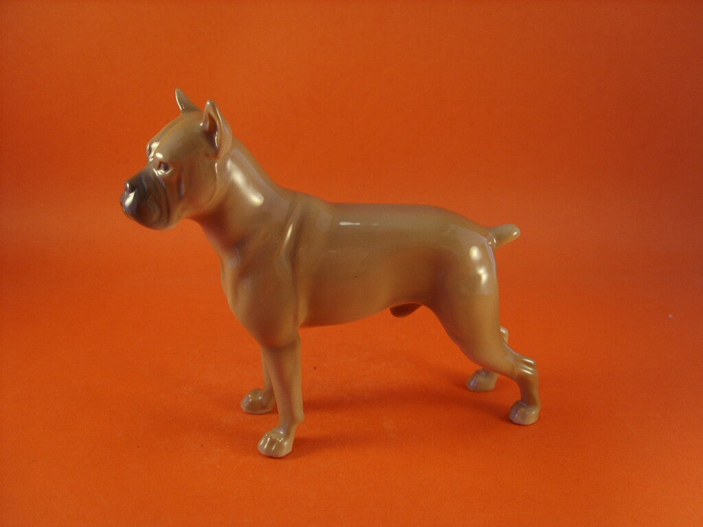 Statuina in "Boxer" Cod 2212 Bing&Grondahl porcellana autentica, 15 cm