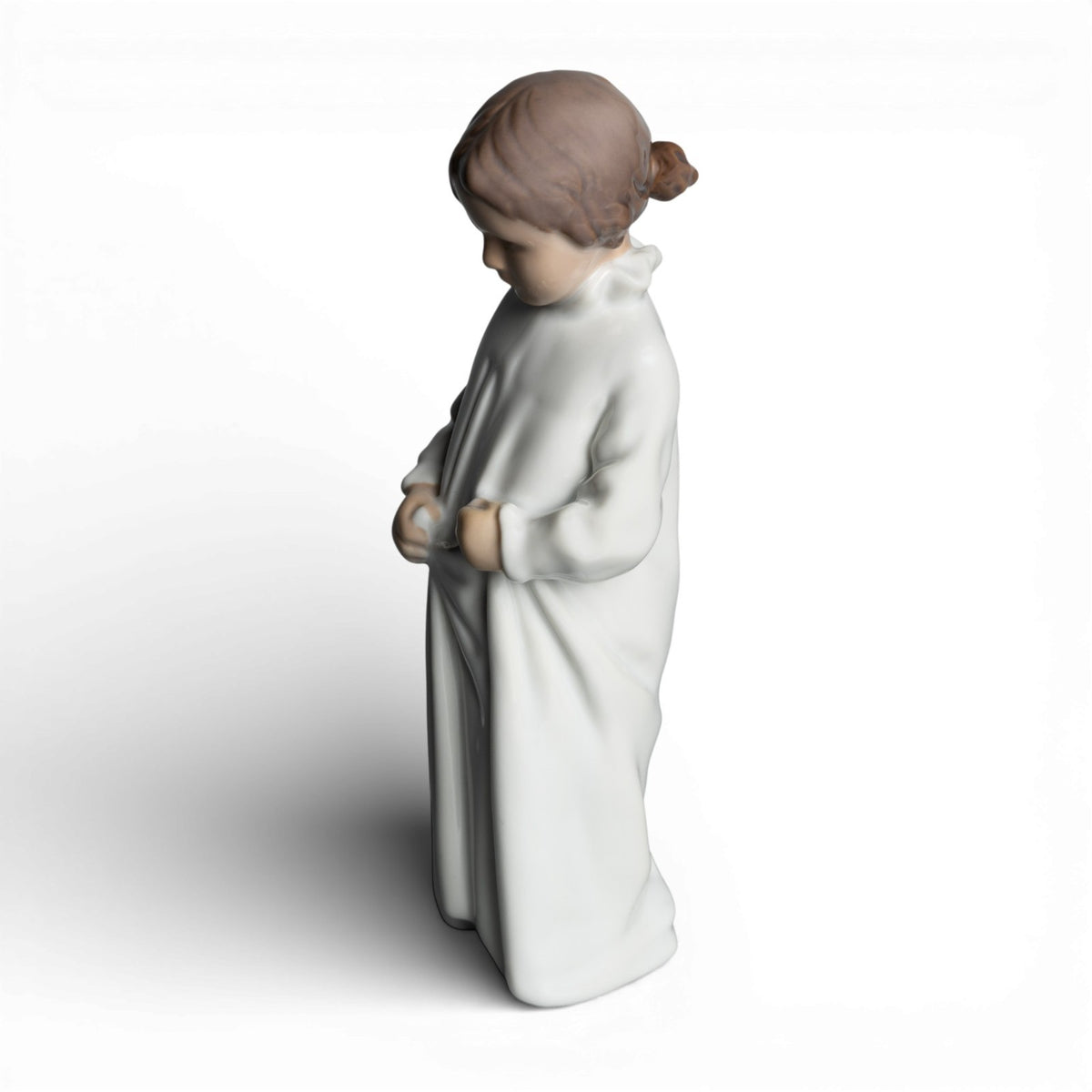 Statuina in "Buongiorno" Cod 1624 porcellana pezzo da collezione, 21 cm