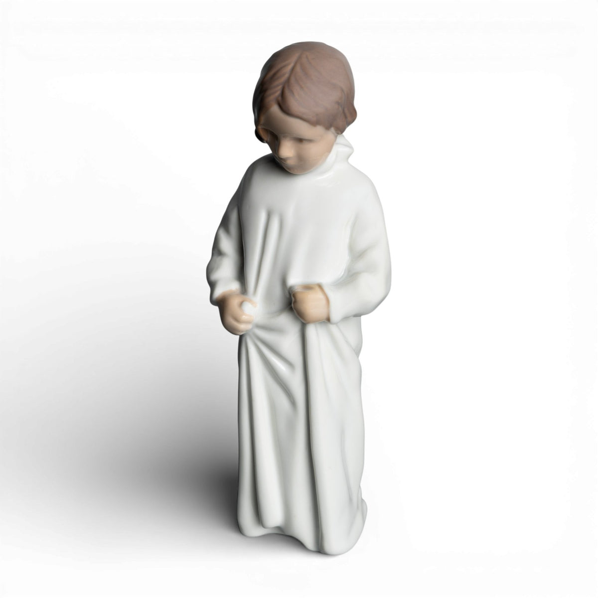 Bing&Grondahl porcellana Statuina in "Buongiorno" Cod 1624 d'antiquariato, 21 cm