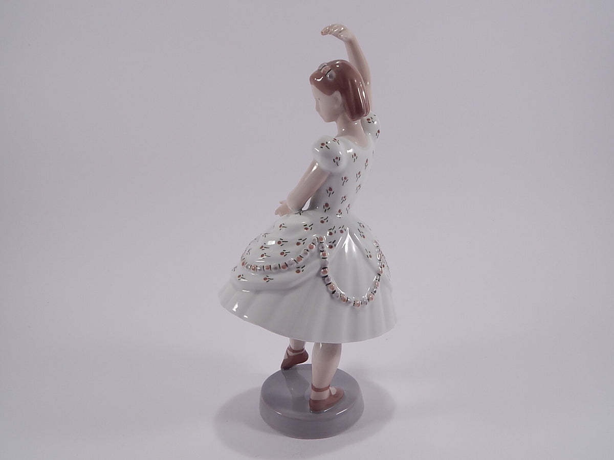 Statuina in "Colombina" Cod 2355 Bing&Grondahl porcellana autentica, 24 cm