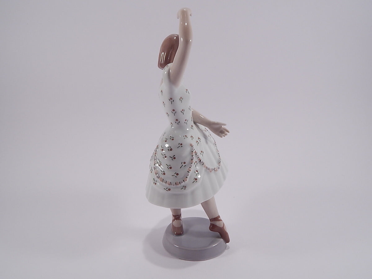 Statuina in "Colombina" Cod 2355 porcellana pezzo da collezione, 24 cm