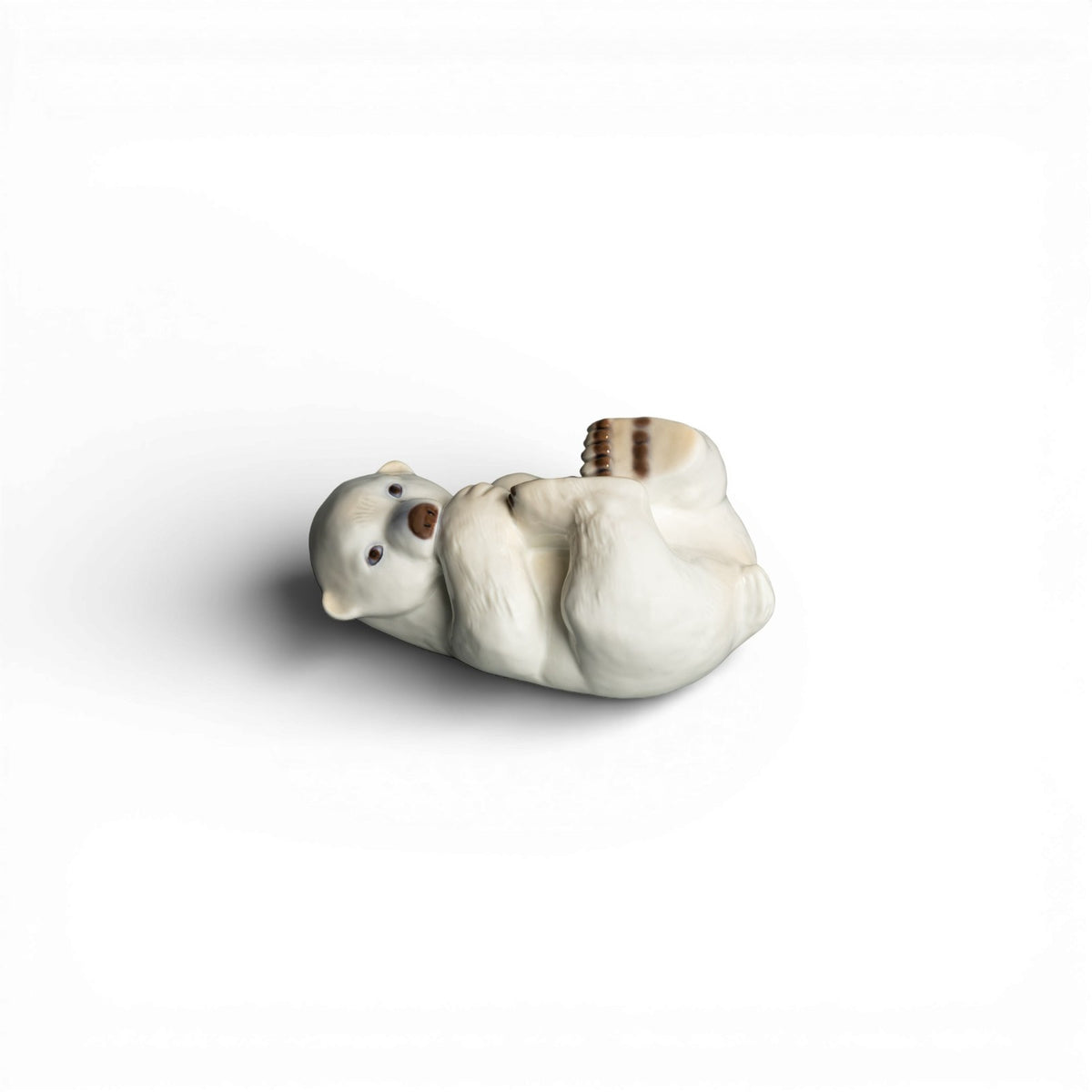 Bing&Grondahl Statuina in "Cucciolo di Orso Polare" Cod 2538 porcellana dipinta a mano, 9 cm