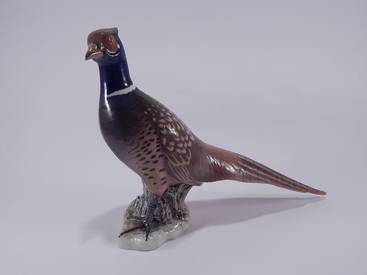 Bing&Grondahl Statuina in "Fagiano Maschio" Cod 2389 porcellana dipinta a mano, 21 cm