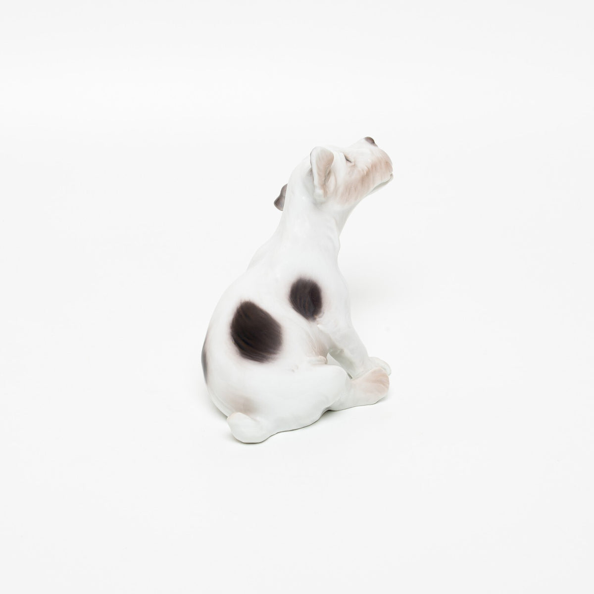 Bing&Grondahl Statuina in "Fox Terrier a Pelo Duro" Cod 2028 decorazione porcellana da collezione, 11 cm