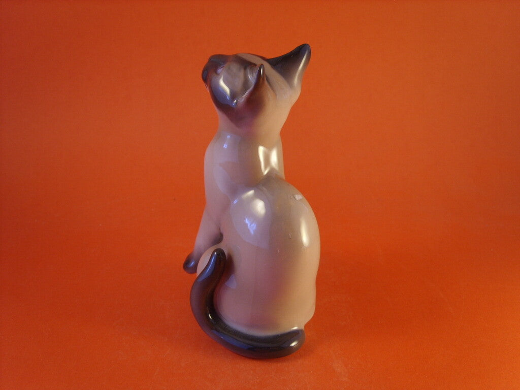 Statuina in "Gatto Siamese" Cod 2308 Bing&Grondahl porcellana autentica, 14 cm
