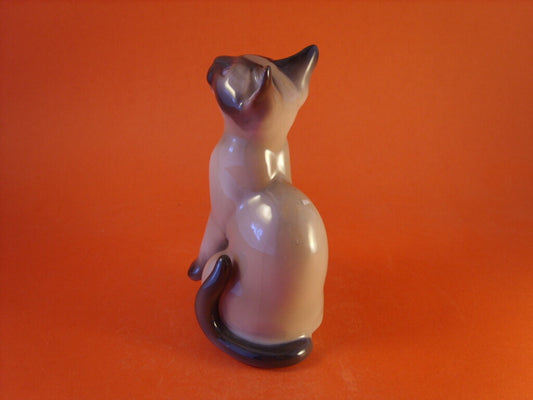 Statuina in "Gatto Siamese" Cod 2308 Bing&Grondahl porcellana autentica, 14 cm