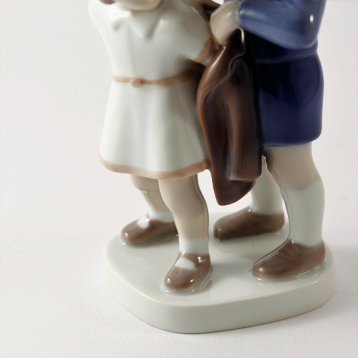 Statuina in "Gentleman" Cod 2312 porcellana originale d'epoca, 19 cm