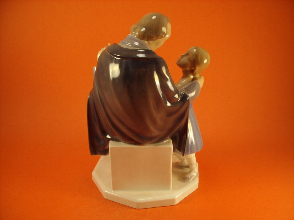 Bing&Grondahl Statuina in "H.C. Andersen" Cod 2037 decorazione porcellana da collezione, 22 cm