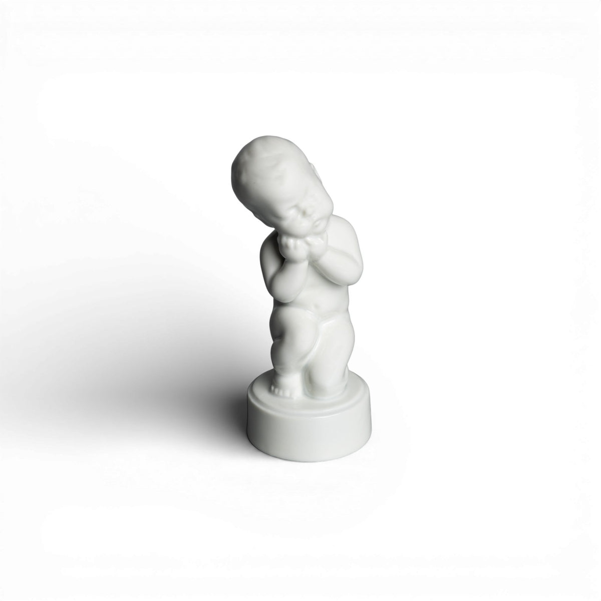Bing&Grondahl Statuina in "I 4 Dolori, Mal di Denti" Cod 2207 porcellana dipinta a mano, 12 cm
