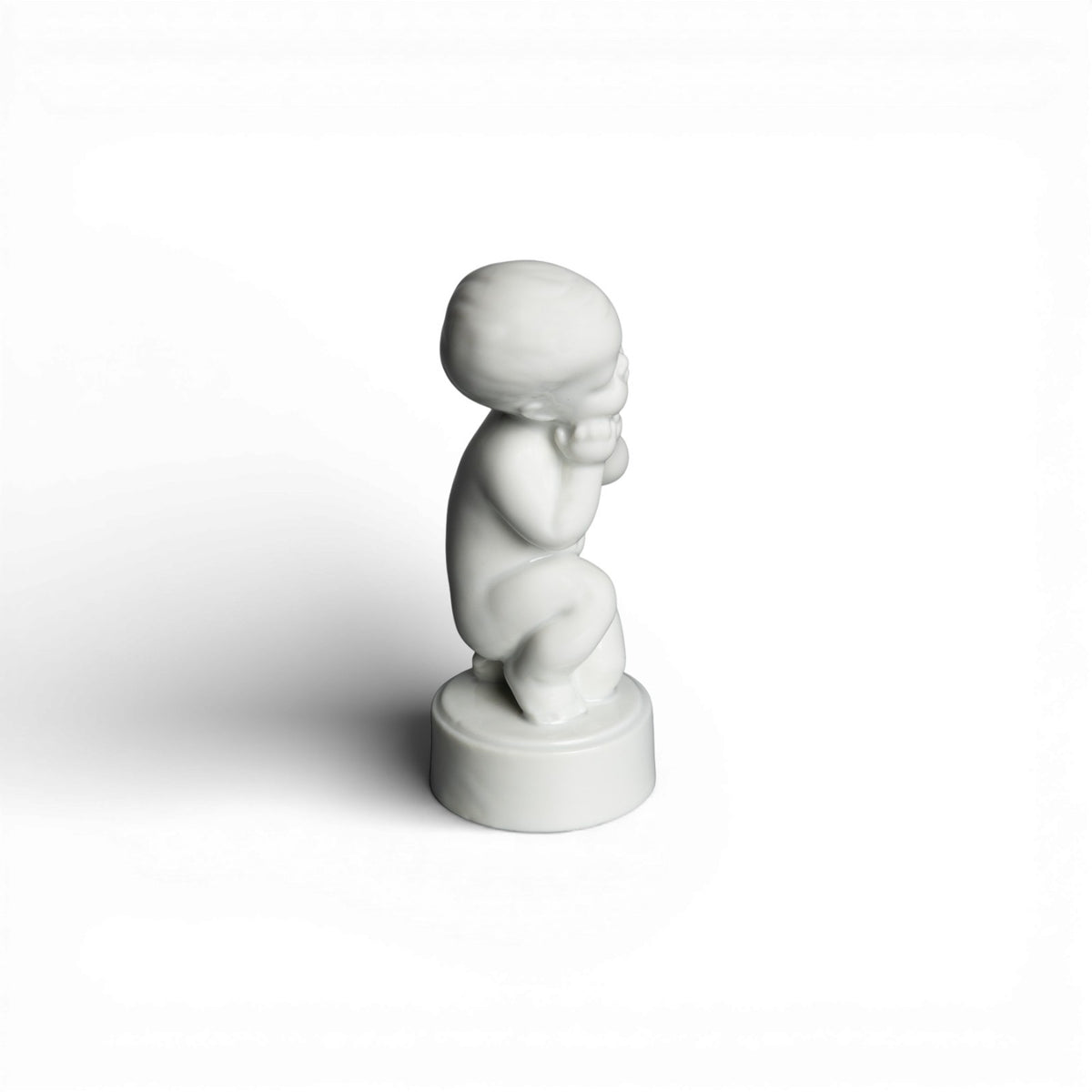 Statuina in "I 4 Dolori, Mal di Denti" Cod 2207 Bing&Grondahl porcellana autentica, 12 cm