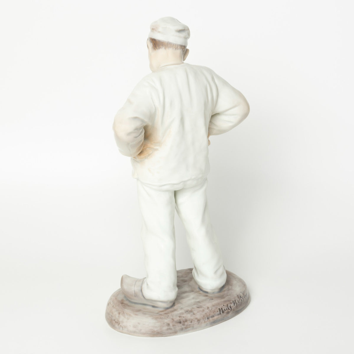 Bing&Grondahl Statuina in "Il Muratore" Cod 1786 decorazione porcellana da collezione, 29 cm