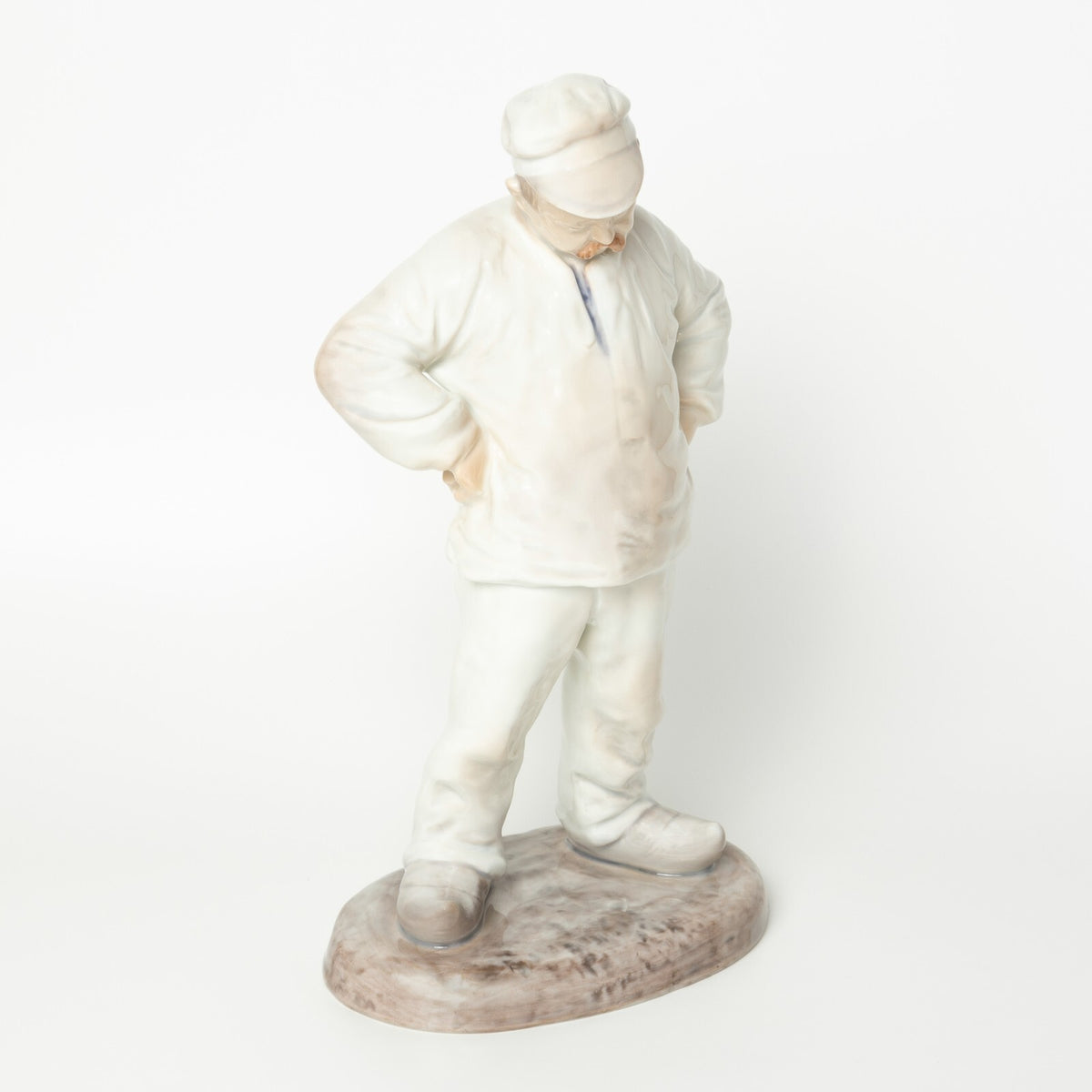 Bing&Grondahl porcellana Statuina in "Il Muratore" Cod 1786 d'antiquariato, 29 cm