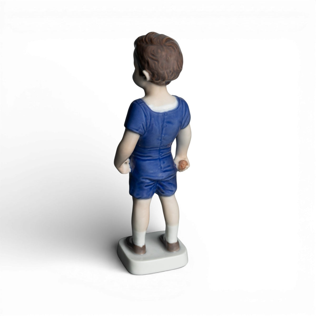 Bing&Grondahl Statuina in "Kaj" Cod 1617 decorazione porcellana da collezione, 20 cm