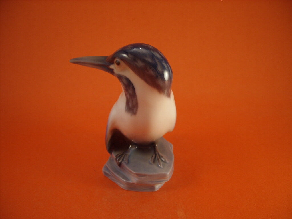 Statuina in "Martin Pescatore" Cod 1619 Bing&Grondahl porcellana autentica, 12 cm