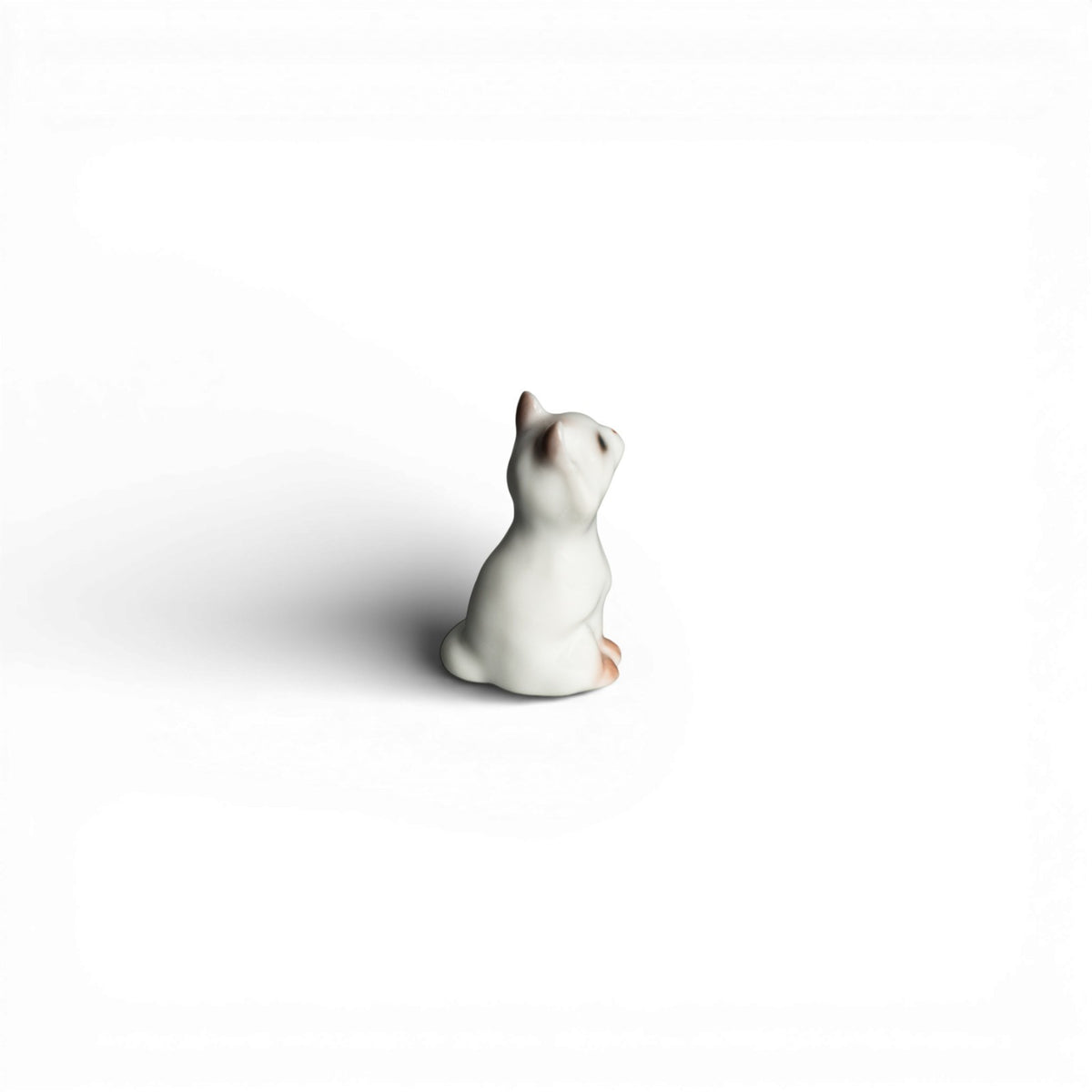 Bing&Grondahl Statuina in "Mini Gatto" Cod 2527 decorazione porcellana da collezione, 5 cm