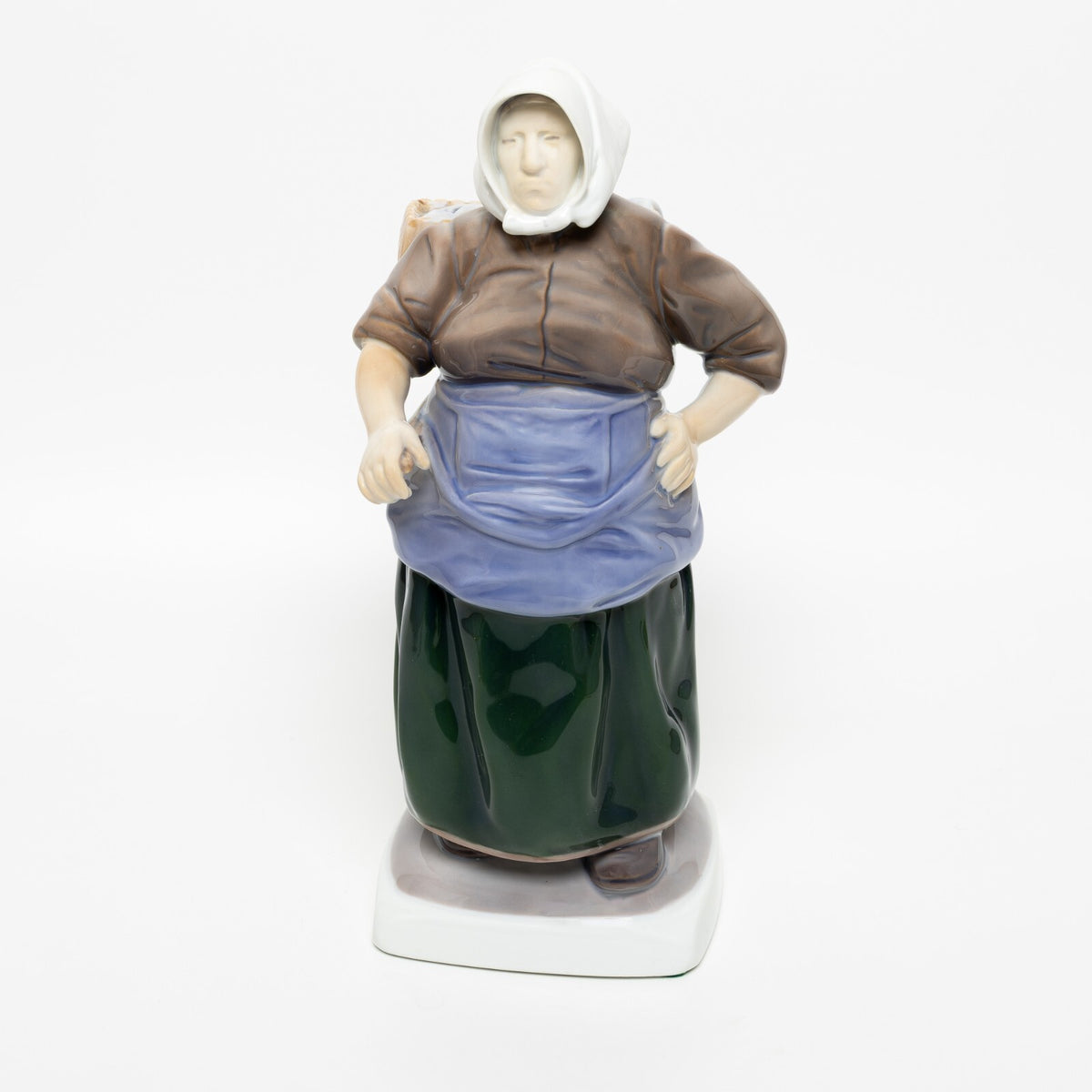 Bing&Grondahl Statuina in "Moglie del Pescatore" Cod 1702 porcellana pregiata, 28 cm