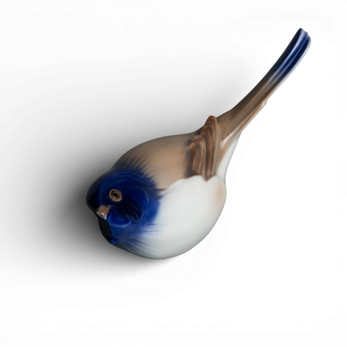 Statuina in "Ottimista" Cod 1633 (Difetto) porcellana pezzo raro da collezione, 9 cm