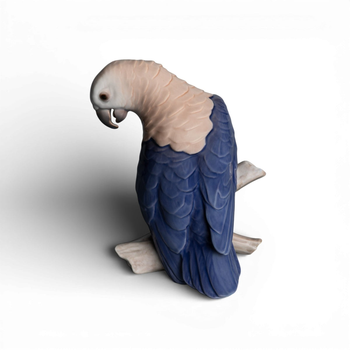Statuina in "Pappagallo" Cod 2019 Bing&Grondahl porcellana autentica, 14 cm