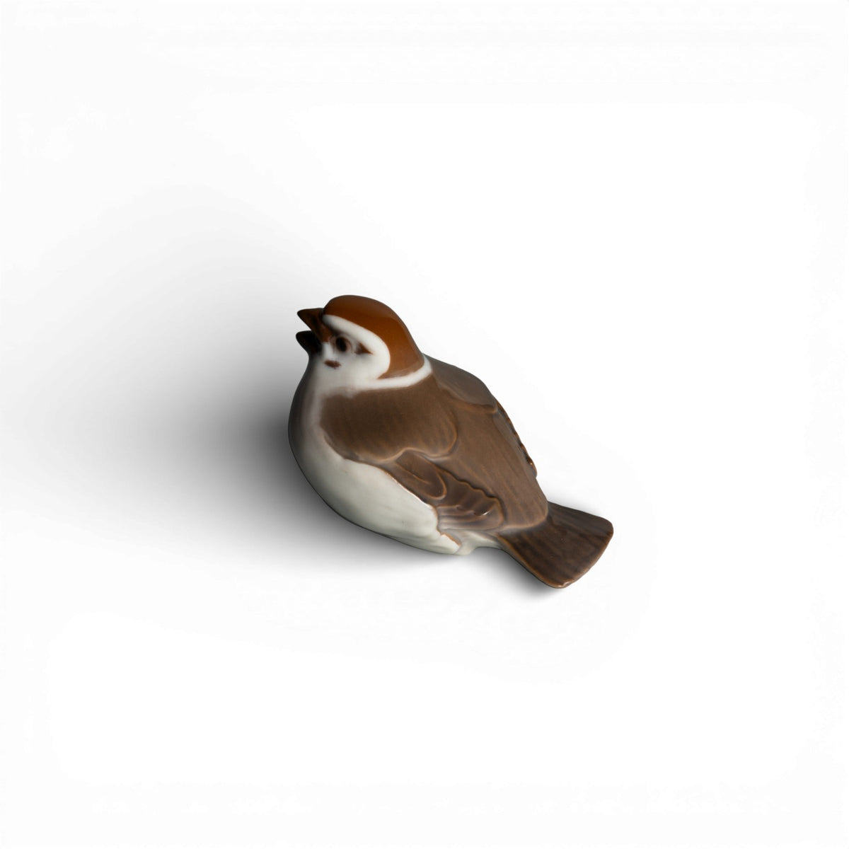 Bing&Grondahl Statuina in "Passero" Cod 2492 decorazione porcellana da collezione, 7 cm