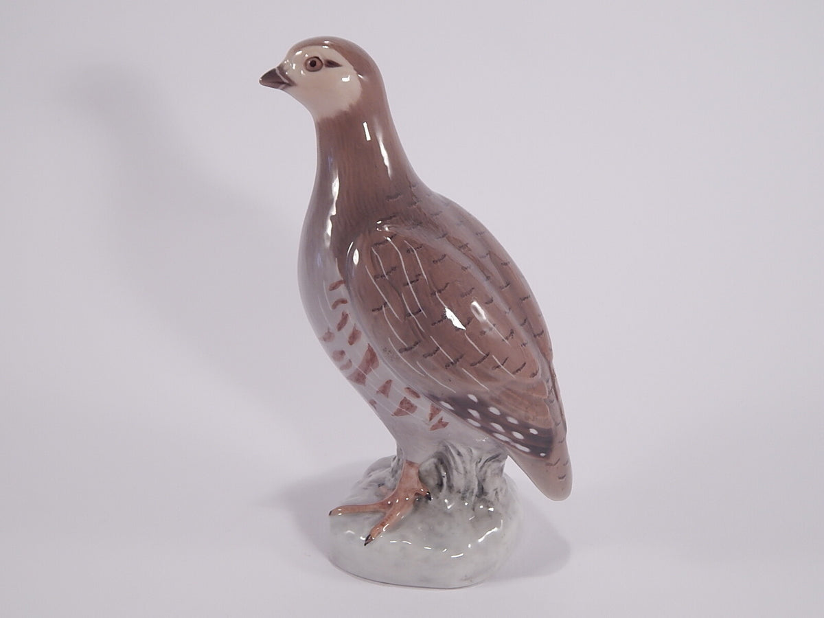 Bing&Grondahl Statuina in "Pernice" Cod 2386 decorazione porcellana da collezione, 18 cm