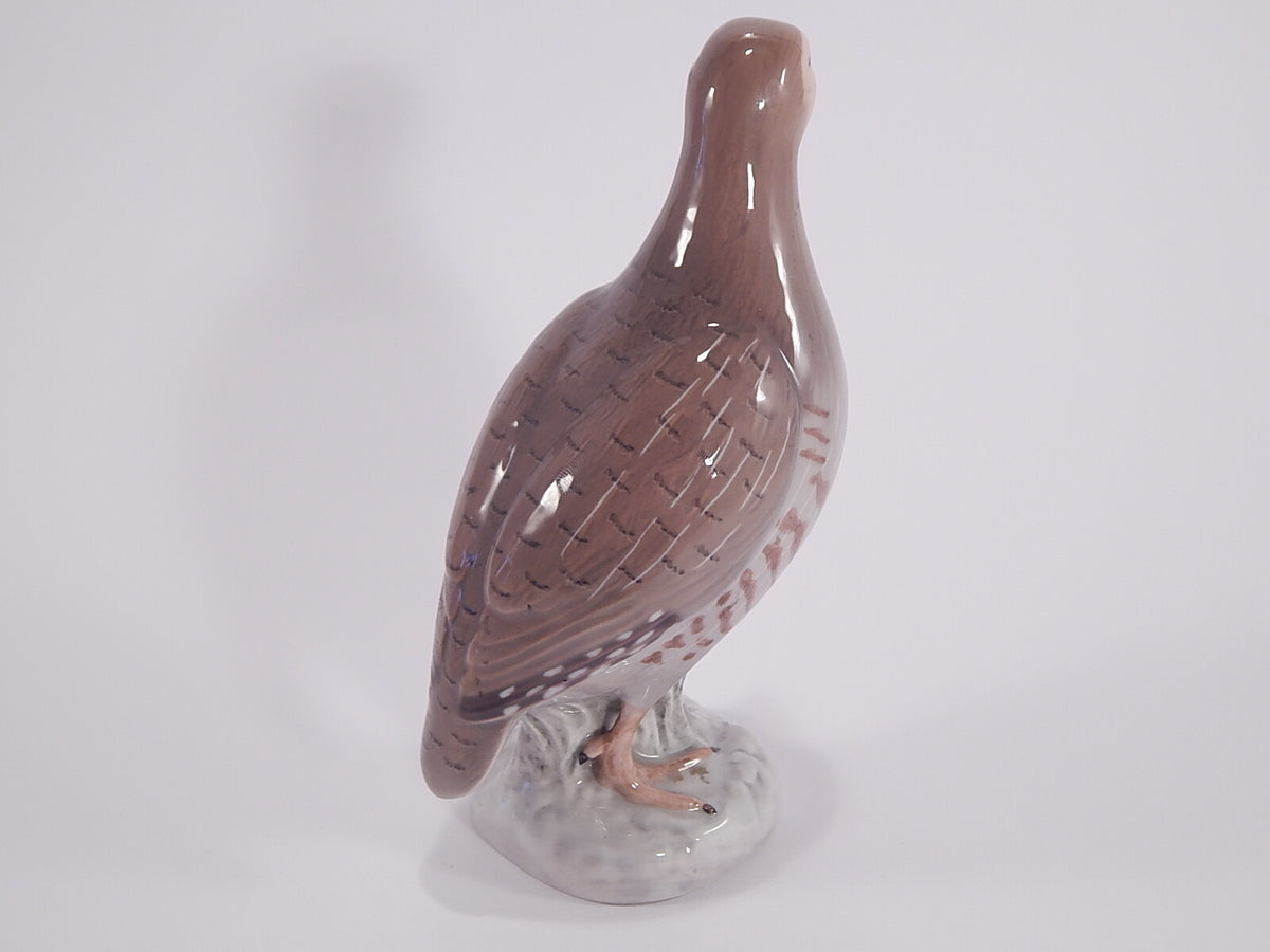 Bing&Grondahl porcellana Statuina in "Pernice" Cod 2386 d'antiquariato, 18 cm