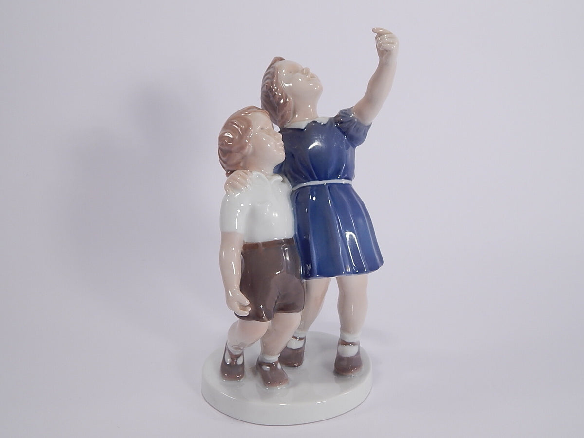 Bing&Grondahl Statuina in "Perso il Palloncino" Cod 2278 decorazione porcellana da collezione, 20 cm