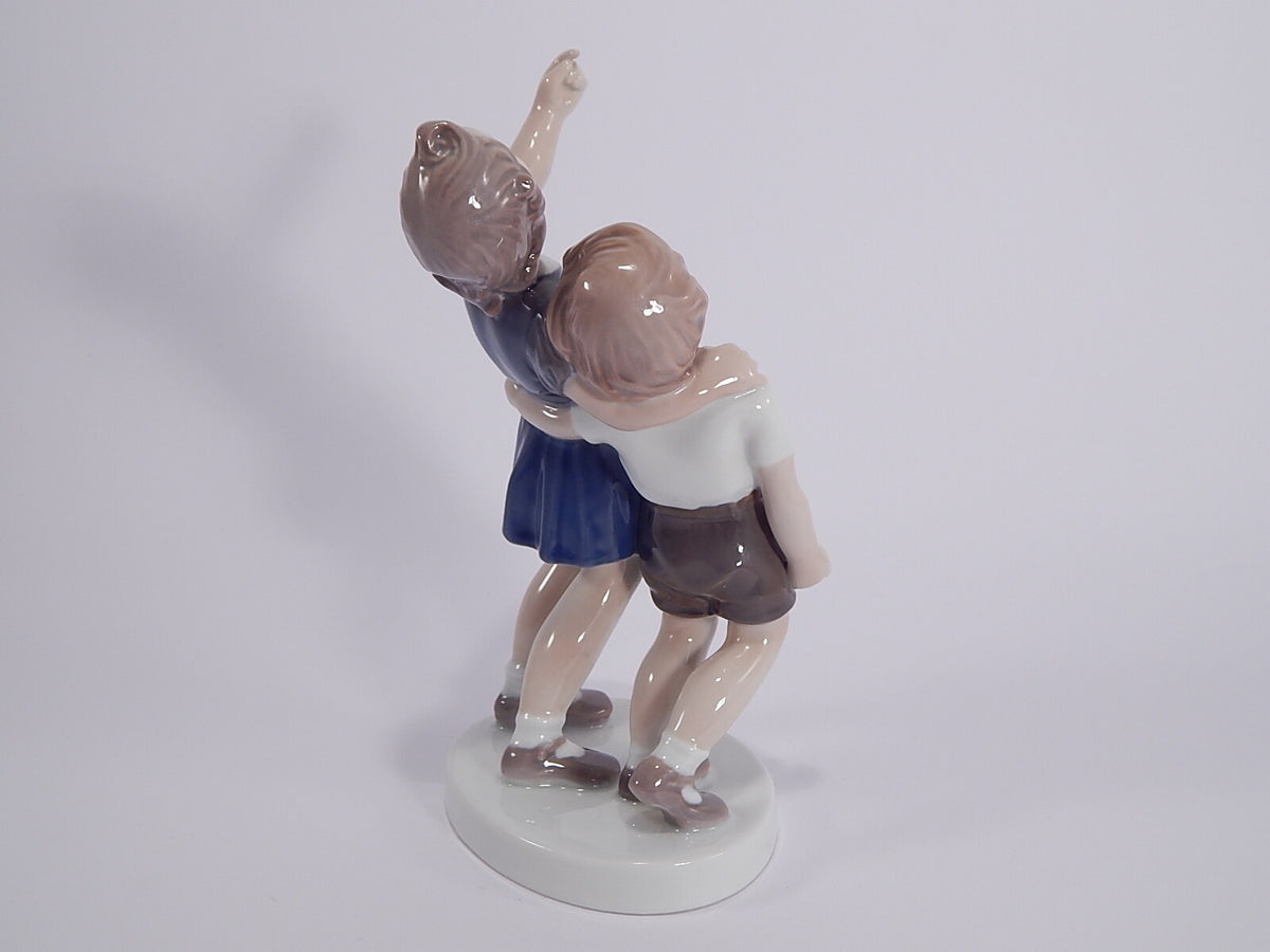 Statuina in "Perso il Palloncino" Cod 2278 porcellana pezzo da collezione, 20 cm