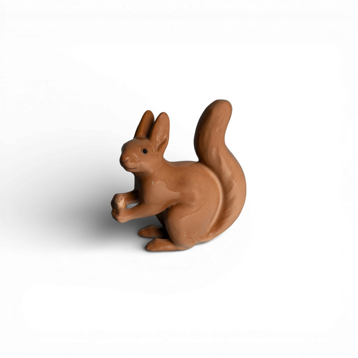 Bing&Grondahl Statuina in "Scoiattolo" Cod 2177 porcellana dipinta a mano, 8 cm