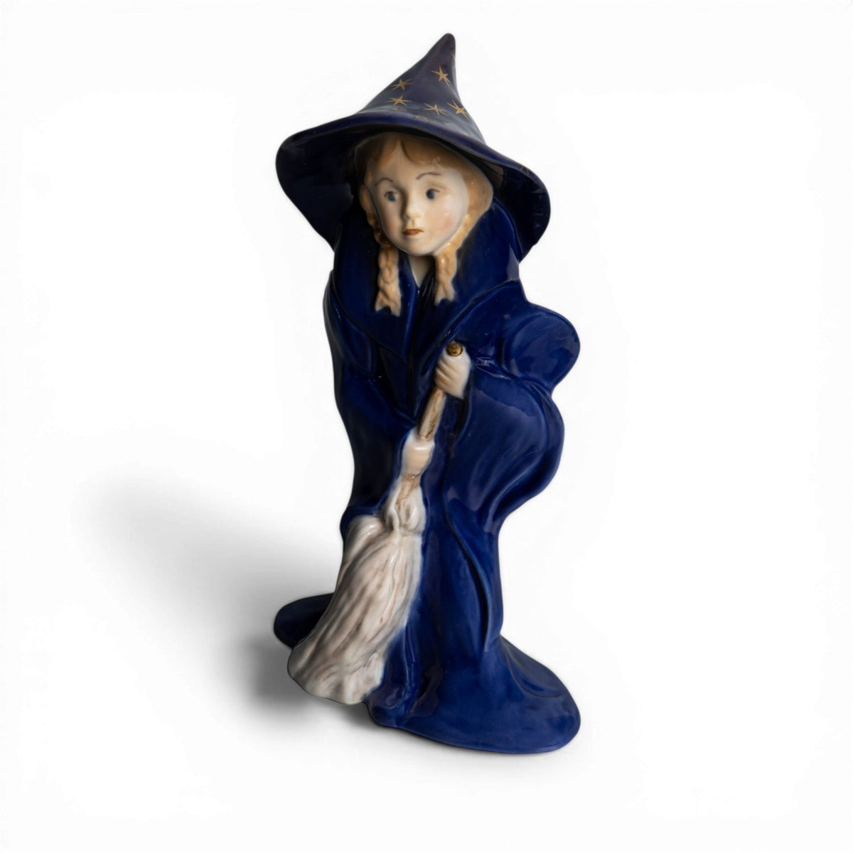 Bing&Grondahl porcellana Statuina in "Strega" Cod 2549 d'antiquariato, 20 cm