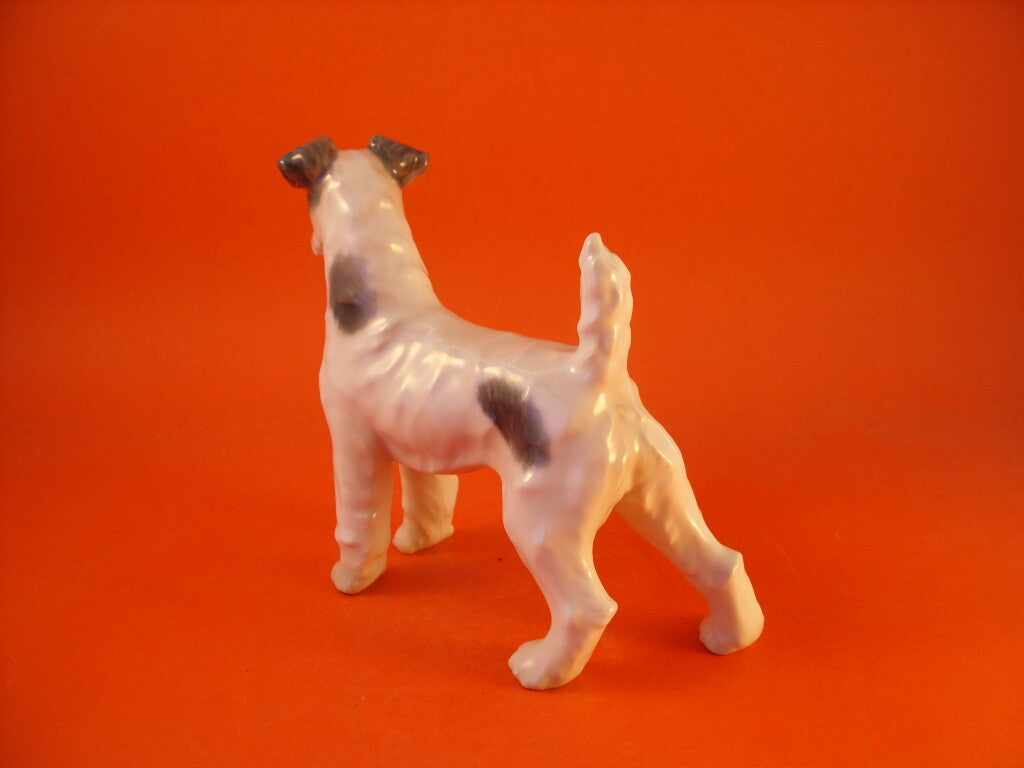 Bing&Grondahl Statuina in "Terrier" Cod 1998 decorazione porcellana da collezione, 15 cm