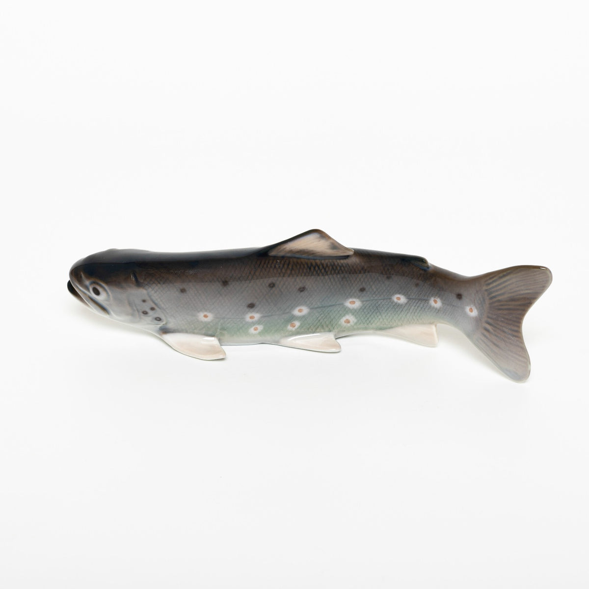 Statuina in "Trota" Cod 2169 porcellana pezzo raro da collezione, 16 cm