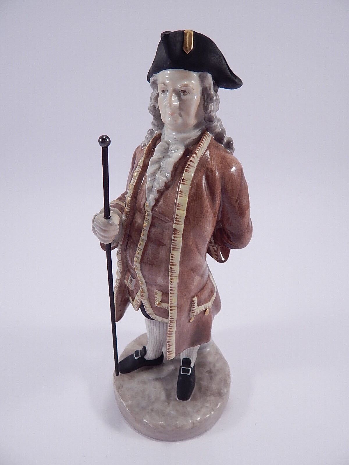 Statuina "Jeronimus" Cod 8002 (Ludvig Holberg) Bing&Grondahl porcellana autentica, 20 cm