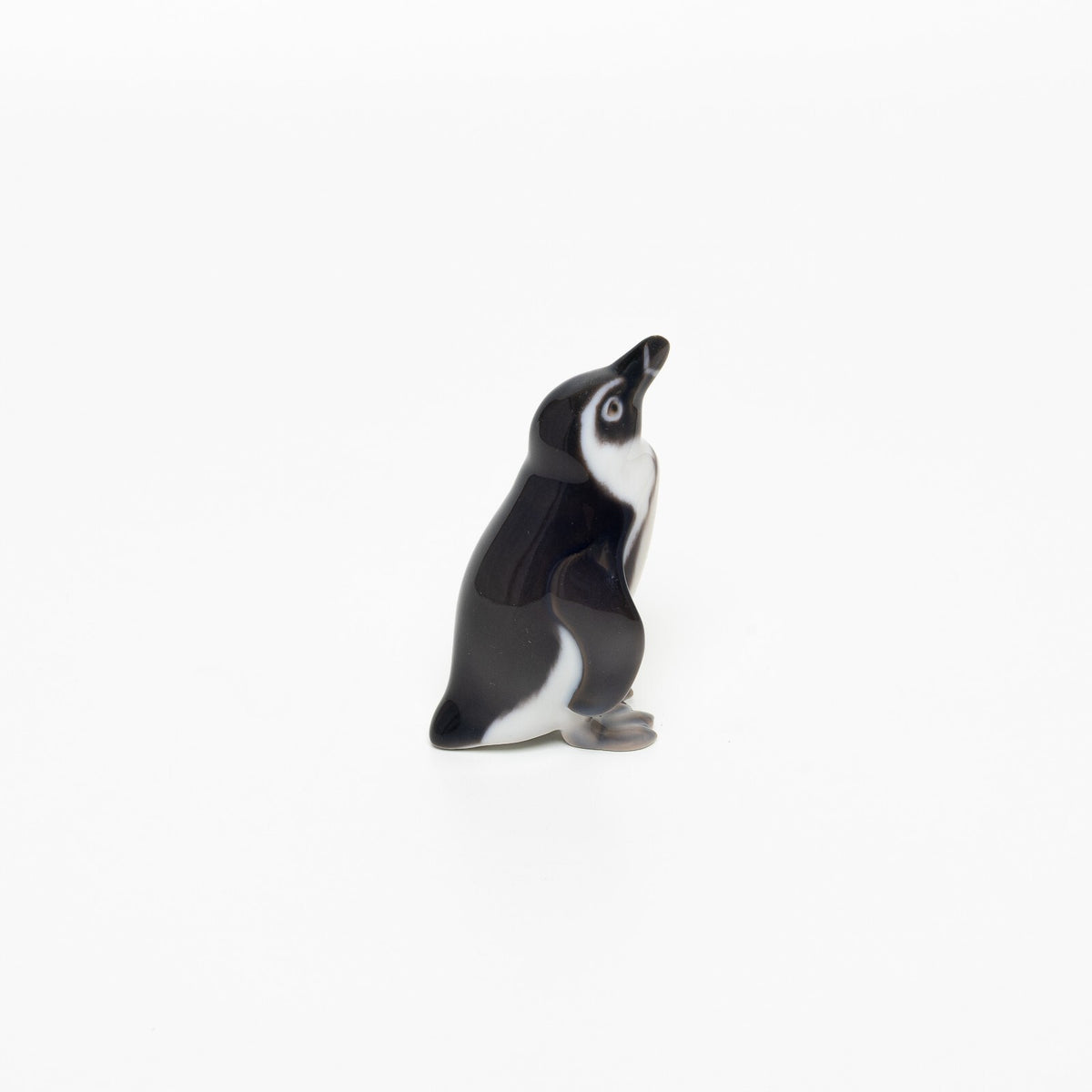 Bing&Grondahl Statuina "Piccolo Pinguino" Cod 1821 (Piccolo Difetto) decorazione porcellana da collezione, 8 cm