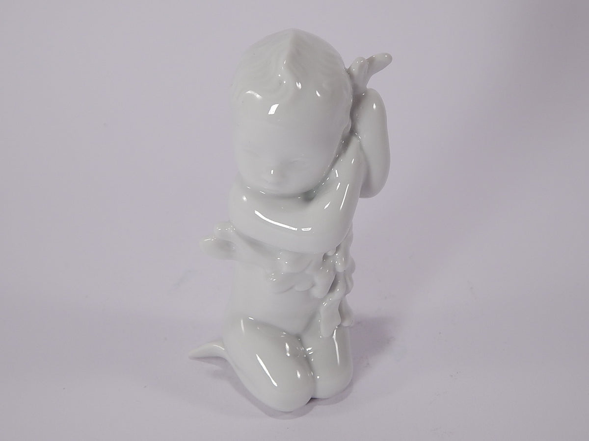 Bing&Grondahl Statuina "Ragazza del Mare con Alghe" Cod 2267 porcellana dipinta a mano, 12 cm