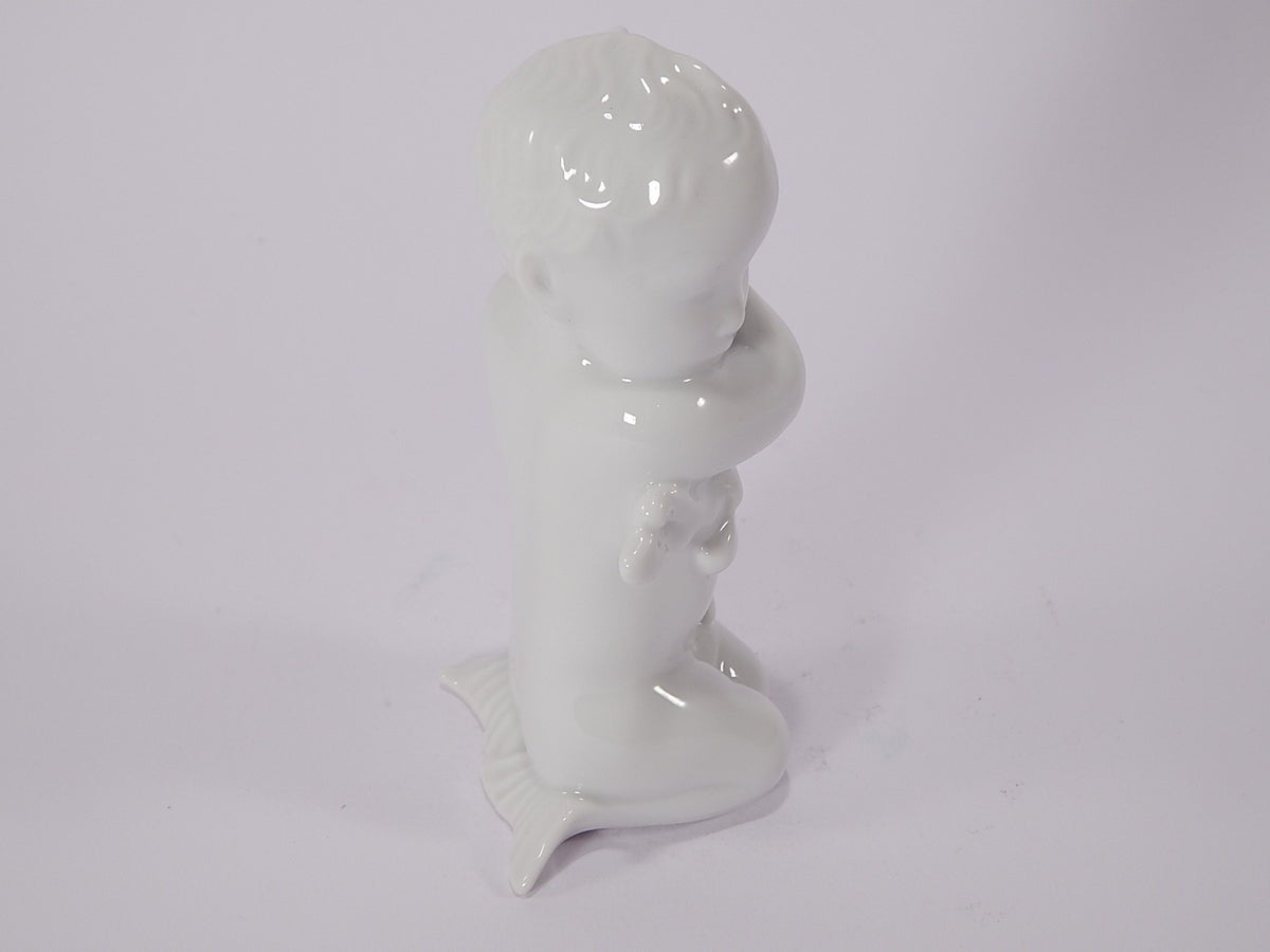 Bing&Grondahl Statuina "Ragazza del Mare con Alghe" Cod 2267 decorazione porcellana da collezione, 12 cm