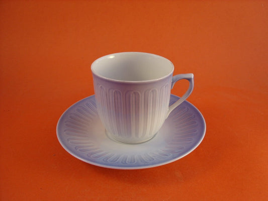 Bing&Grondahl tazza da caffè con piattino Ballerina azzurra BG BALLERINA 305, porcellana danese