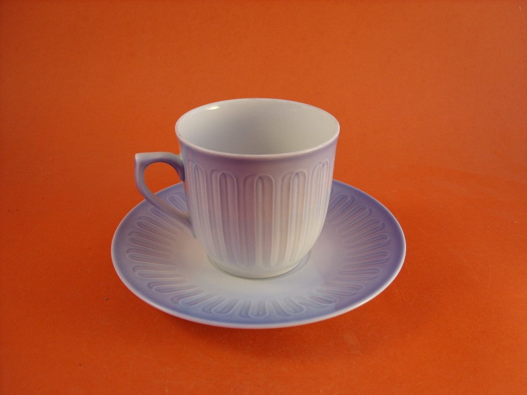 Bing&Grondahl tazza da caffè con piattino Ballerina azzurra BG BALLERINA 305, pezzo da collezione