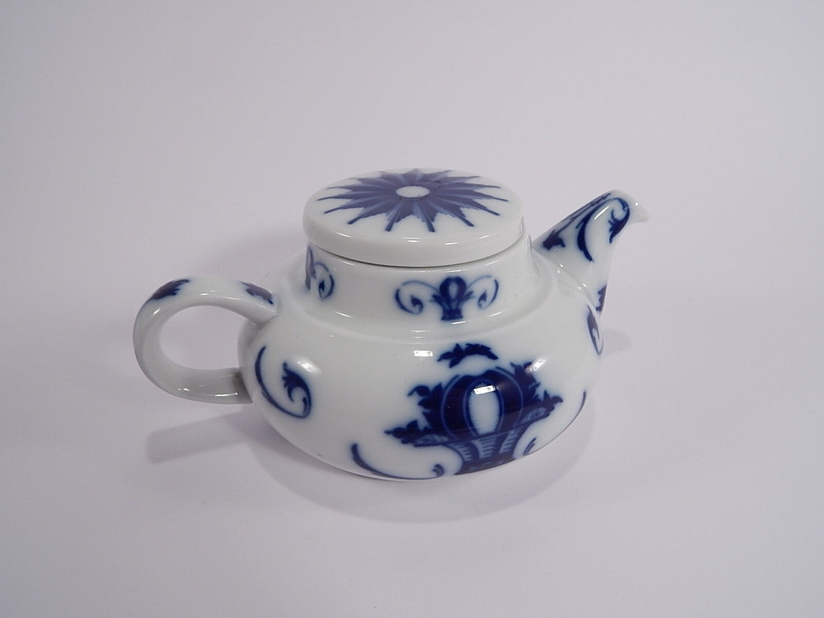 Bing&Grondahl teiera bianca e blu BG 653, codice BG 653