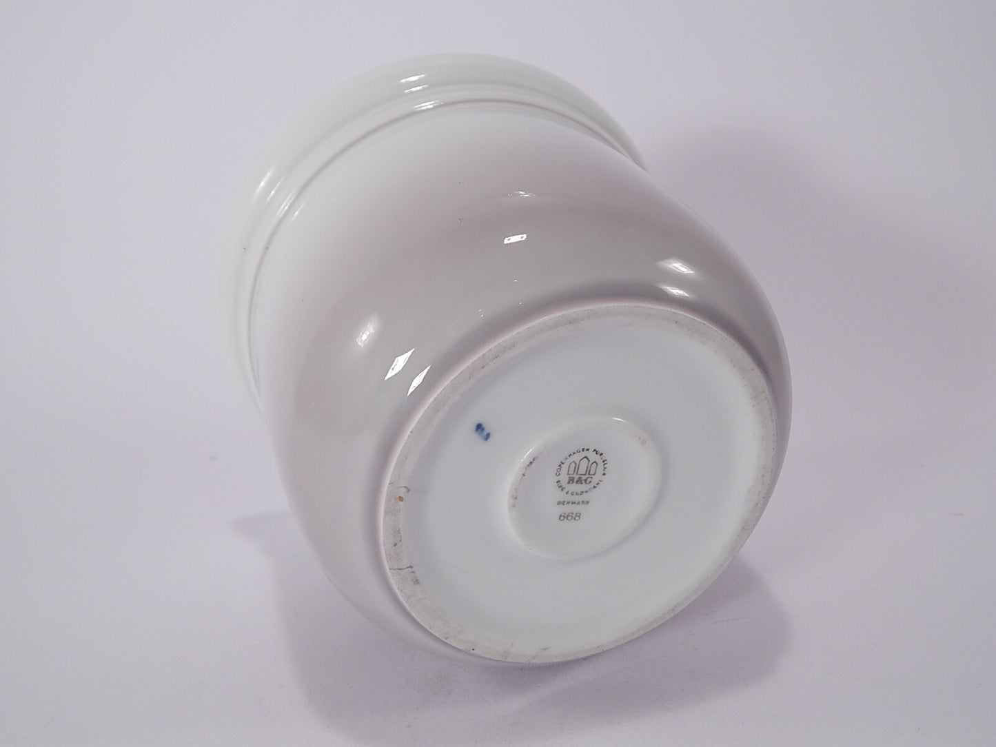 Bing&Grondahl Vaso in "Cache Pot Porta Vaso" cod 668 decorazione porcellana da collezione, cm 11,5