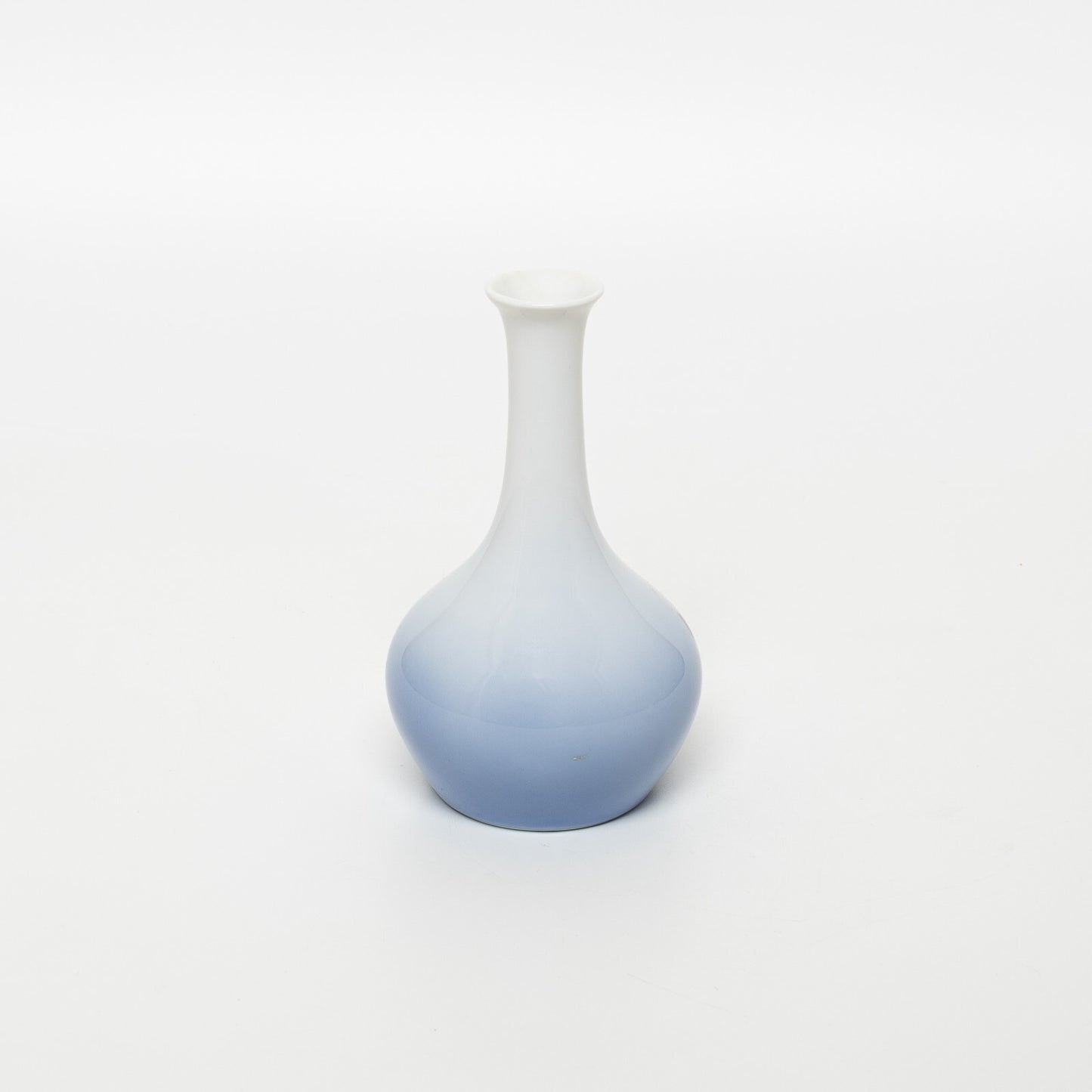 Vaso in "Fiori Blu" cod 8378/143 Bing&Grondahl porcellana autentica, cm 12