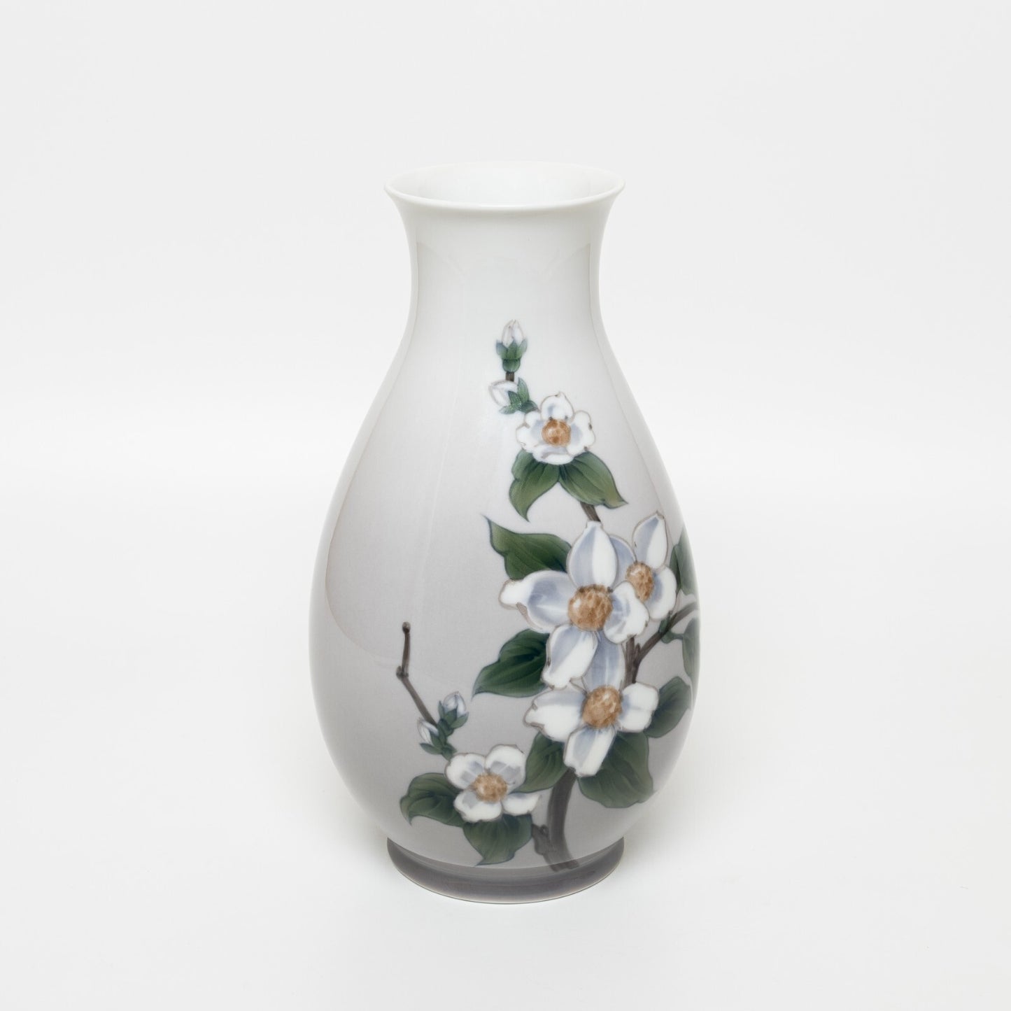 Vaso in "Fiori di Gelsomino" cod 420/5368 Bing&Grondahl porcellana autentica, cm 26