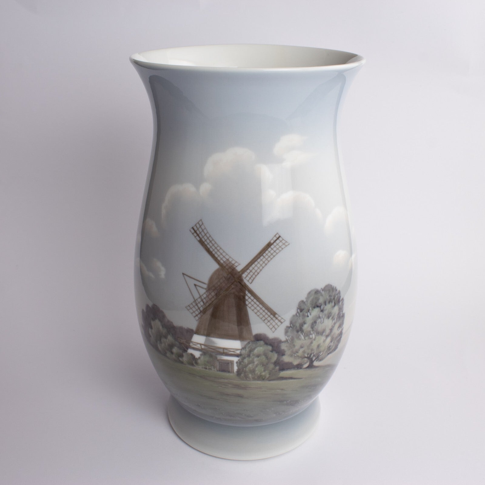 Vaso in "Mulino in Campagna" cod 715-5440 Bing&Grondahl porcellana autentica, cm 31 #1