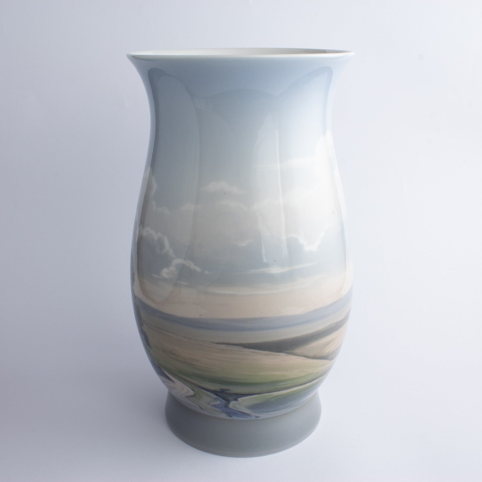 Vaso in "Mulino in Campagna" cod 8708-440 porcellana pezzo da collezione, cm 31 #2