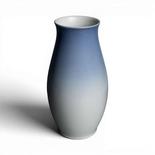 Vaso in "Nido di Cicogne" cod 1302-6250 Bing&Grondahl porcellana autentica, cm 22