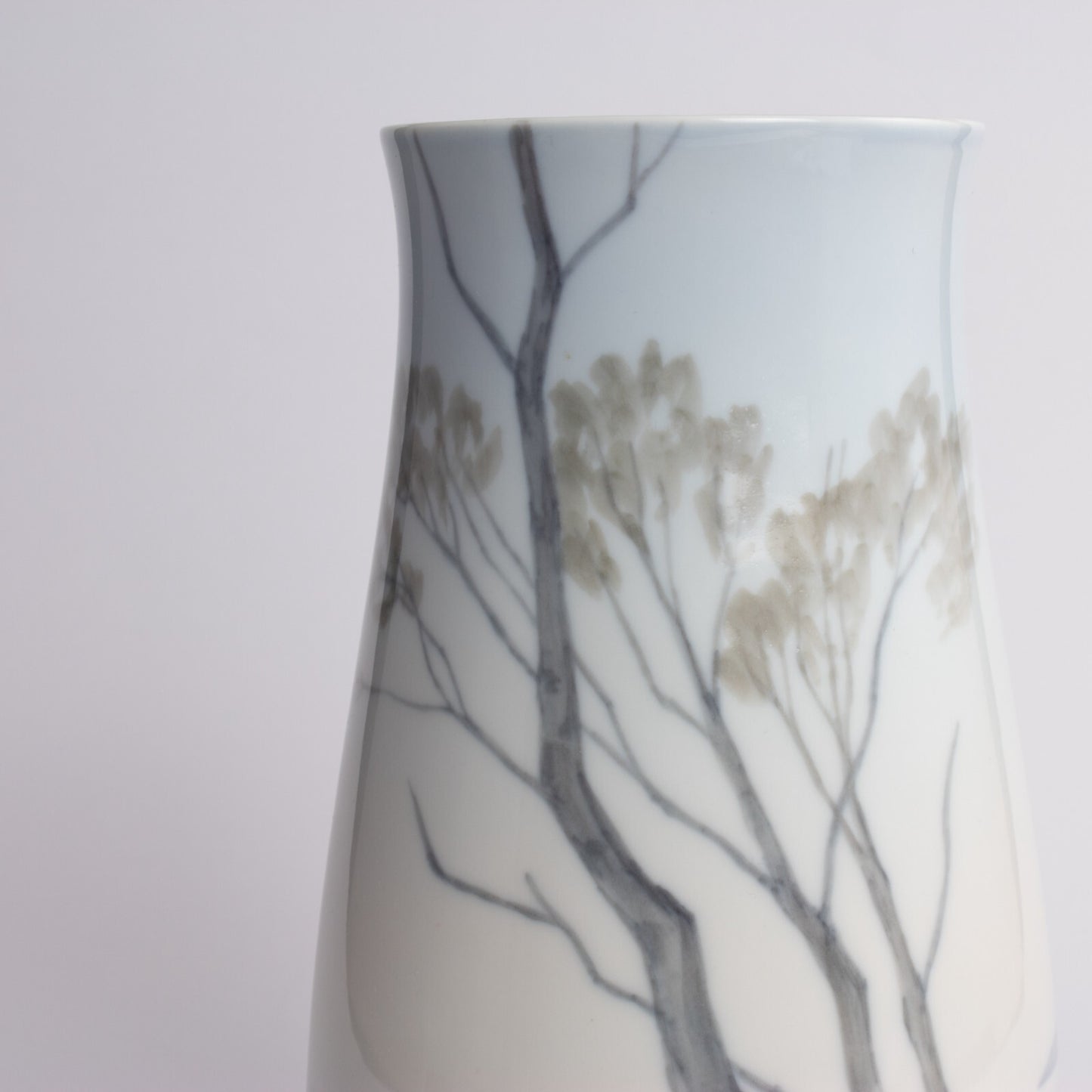 Bing&Grondahl porcellana Vaso in "Paesaggio di Campagna" cod 8671-209 d'antiquariato, cm 21
